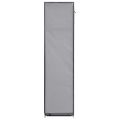 vidaXL Šatník s priehradkami a tyčami sivý látkový 150x45x175 cm