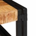 vidaXL Kúpeľňová polica Hnedá 120 x 50 x 23 cm Pevné drsné mango drevo