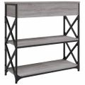 vidaXL Konzolový stolík sivý sonoma 75x28x75 cm kompozitné drevo