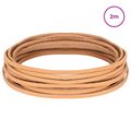 vidaXL Kožený remienok 1 Svetlohnedá 200 x 0,3 cm Koža
