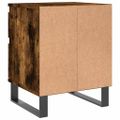 vidaXL Nočný stolík dymový dub 40x35x50 cm kompozitné drevo