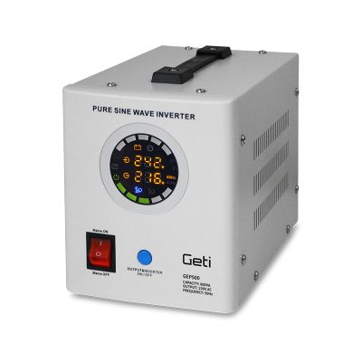 Zdroj záložný GETI GEP500 sinus 500W (800VA)