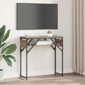 vidaXL Konferenčnýstolík Remeselný dub Kompozitné drevo 75x30x75cm