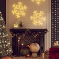 vidaXL Silueta vianočnej vločky s LED 3 ks teplé biele 59x59 cm