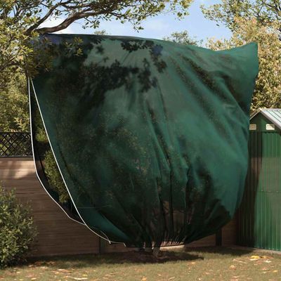 vidaXL Covers na fleece pre ochranu rastlín pred mrazom 3 pcs Zelená
