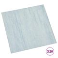 vidaXL Samo-lepiace podlahové dosky Zelená 30,5 x 30,5 cm 20 ks PVC