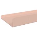 vidaXL Závesná polica 2 ks Ružová 30 x 9 x 2,5 cm Oceľ