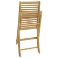 vidaXL Skladacie stoličky 4 ks 48,5x61,5x87 cm Masívne drevo akácia