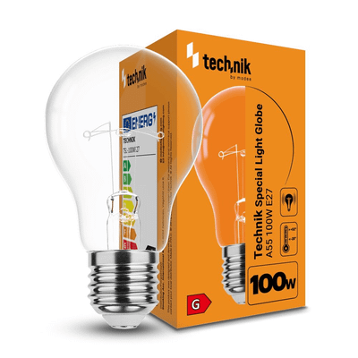 Technik Special Light špeciálna žiarovka A55 100W E27 teplá biela (TSL-100WE27)