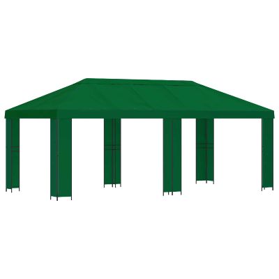 vidaXL Záhradný altánok 6 x 3 m Zelená Polyester a oceľ 190