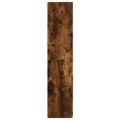 vidaXL Knižnica biela 60x24x109 cm kompozitné drevo