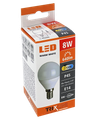 LED žiarovka Trixline 8W E14 P45 teplá biela
