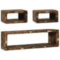 vidaXL Zostava TV skriniek 3 ks Viacfarebný 100 x 30 x 32 cm
