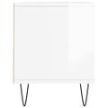 vidaXL TV skrinka lesklá biela 100x34,5x44,5 cm kompozitné drevo