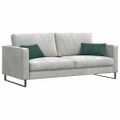 vidaXL Vankúše na pohovku 2 pcs Tmavozelená 50 x 30 cm
