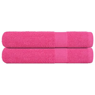 vidaXL Uteráky FROGN 2 ks ružové 100x200 cm 360 g/m²