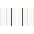 vidaXL 6-panelový paraván biely 300x180 cm