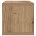vidaXL Roh na skladovanie CD 2 ks Dub artisan 40 x 17 x 17 cm
