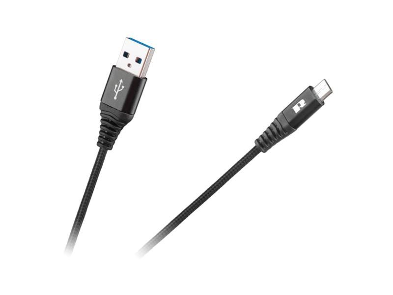 Kábel REBEL RB-6000-050-B USB/Micro USB 0,5m Black
