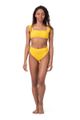 Miami Retro Bikini vrchný diel Yellow - NEBBIA