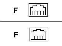 Sieťový prepojovací kábel - RJ-45 (F) do RJ-45 (F) - CAT 5 - biela