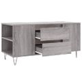 vidaXL Konferenčný stolík sivý sonoma 102x44,5x50 kompozitné drevo