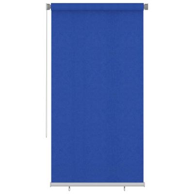 vidaXL Vonkajšia zatemňovacia roleta 120x230 cm modrá HDPE