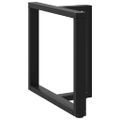 vidaXL Nohy k jedálenskému stolu v tvare T, 2 ks, čierne, 80x35x(72-73) cm, oceľ