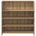 vidaXL Recepčný stôl dub artisan 100x50x103,5 cm kompozitné drevo