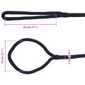 vidaXL Lano na čln 10 mm 6 m Královská modrá Polyester