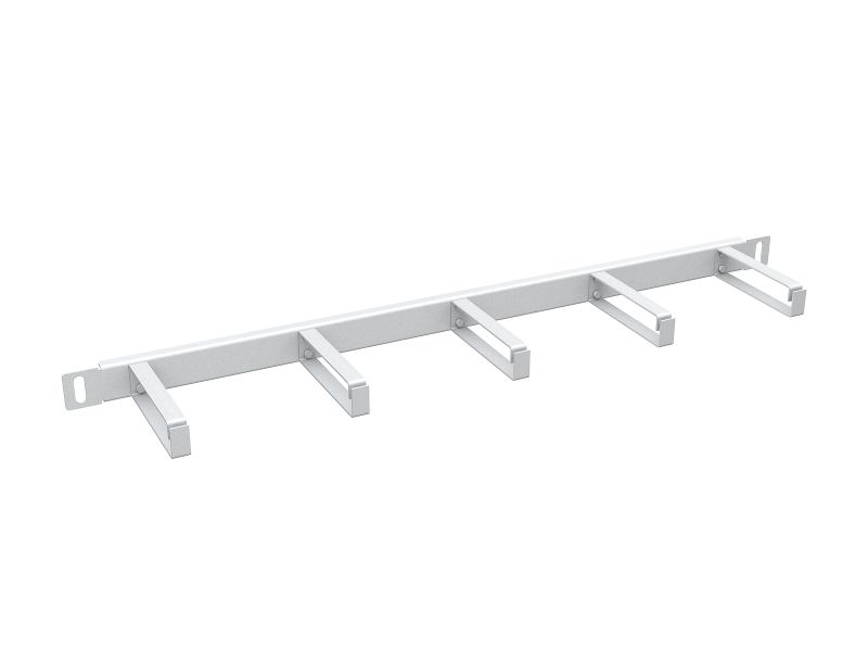 Vyväzovací panel 19" 0,5U RAL 7035 oceľový VP-06-05-00-G