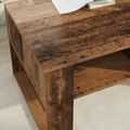 vidaXL Konferenčný stolík Staré drevo 92 x 53 x 45 cm Kompozitné drevo