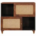 vidaXL Servírovacia skriňa Hnedá 80 x 33,5 x 75 cm Masívne mango drevo