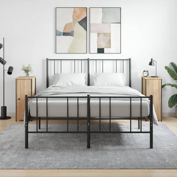 vidaXL Nočné stolíky 2 ks dub sonoma 32x42x80 cm kompozitné drevo