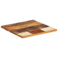 vidaXL Štvorcová stolová doska 60x60 cm, 25-27 mm, recyklovaný masív