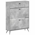 vidaXL Skriňa na topánky BREDA 78 x 24 x 103 cm Kompozitné drevo