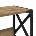 vidaXL Stojan na tlačiareň Remeselný dub 44 x 26 x 31.5 cm