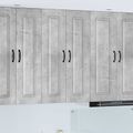 vidaXL Dvierka na umývačku Kalmar Betónová šedá 60 x 31 x 100 cm