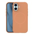 Silicone Thin Mag case for iPhone 17 6,3" / 18 6,3" caramel