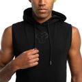 Tielko Essential Hoodie Tank Black - STRIX, veľkosť S, 95 % cotton, 5 % elastane