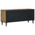 vidaXL TV skrinka Hnedá 105 x 33,5 x 46 cm Masívne mango drevo