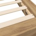 vidaXL Rám postele na podlahe Dub artisan 80 x 210 cm Kompozitné drevo