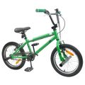 vidaXL BMX Bicykel 20 Palcov pre nad 9 rokov Zelená
