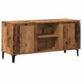 vidaXL TV skrinka lesklá staré drevo 102x35x50 cm spracované drevo