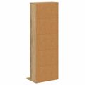 vidaXL CD Skrinka Dub artisan 33 x 23,5 x 97,5 cm Kompozitné drevo