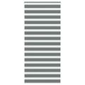 vidaXL Zebra roleta tmavošedá 105x200 cm šírka látky 100,9cm polyester