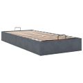 vidaXL Osmanský rám postele bez matraca tmavosivá 80x200 cm zamat