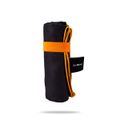 Športový rýchloschnúci uterák Black/Orange - GymBeam