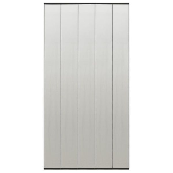 vidaXL Sieťka proti hmyzu na dvere, 5-dielna, čierna 120x240 cm