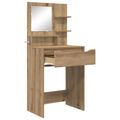 vidaXL Toaletné stolíky do spálne Remeselný dub 80 x 39,6 x 135 cm